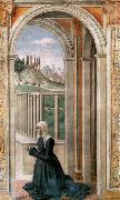 GHIRLANDAIO, Domenico Portrait of the Donor Francesca Pitti-Tornabuoni oil painting reproduction